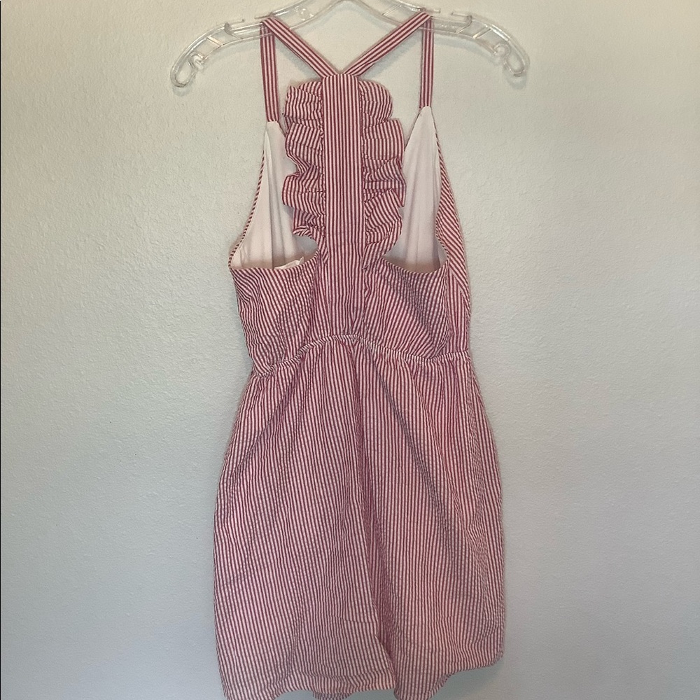 Seersucker Gameday Mini Dress w Pockets